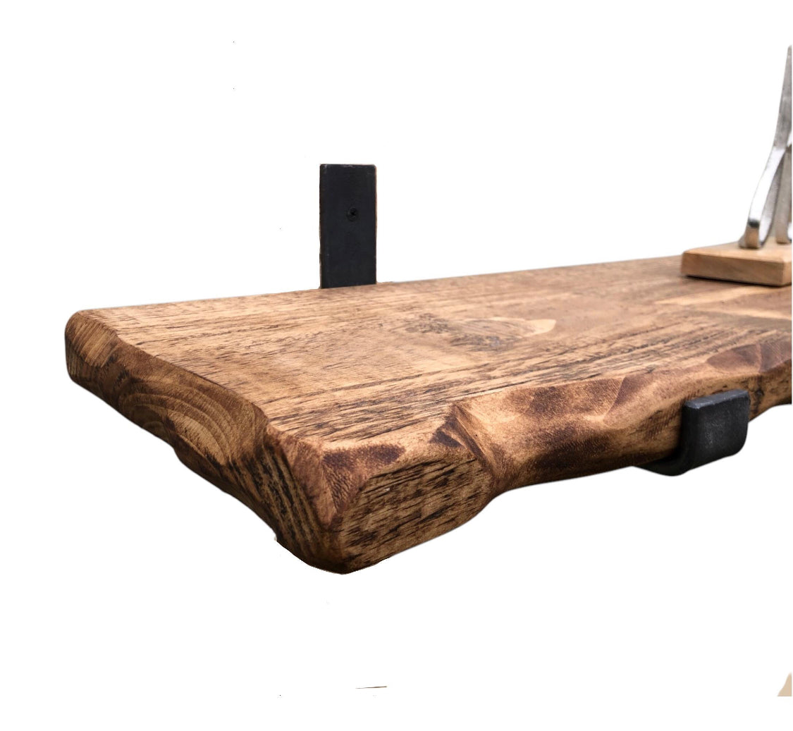 Farmhouse Wavy Edge Shelf | The Waves Collection