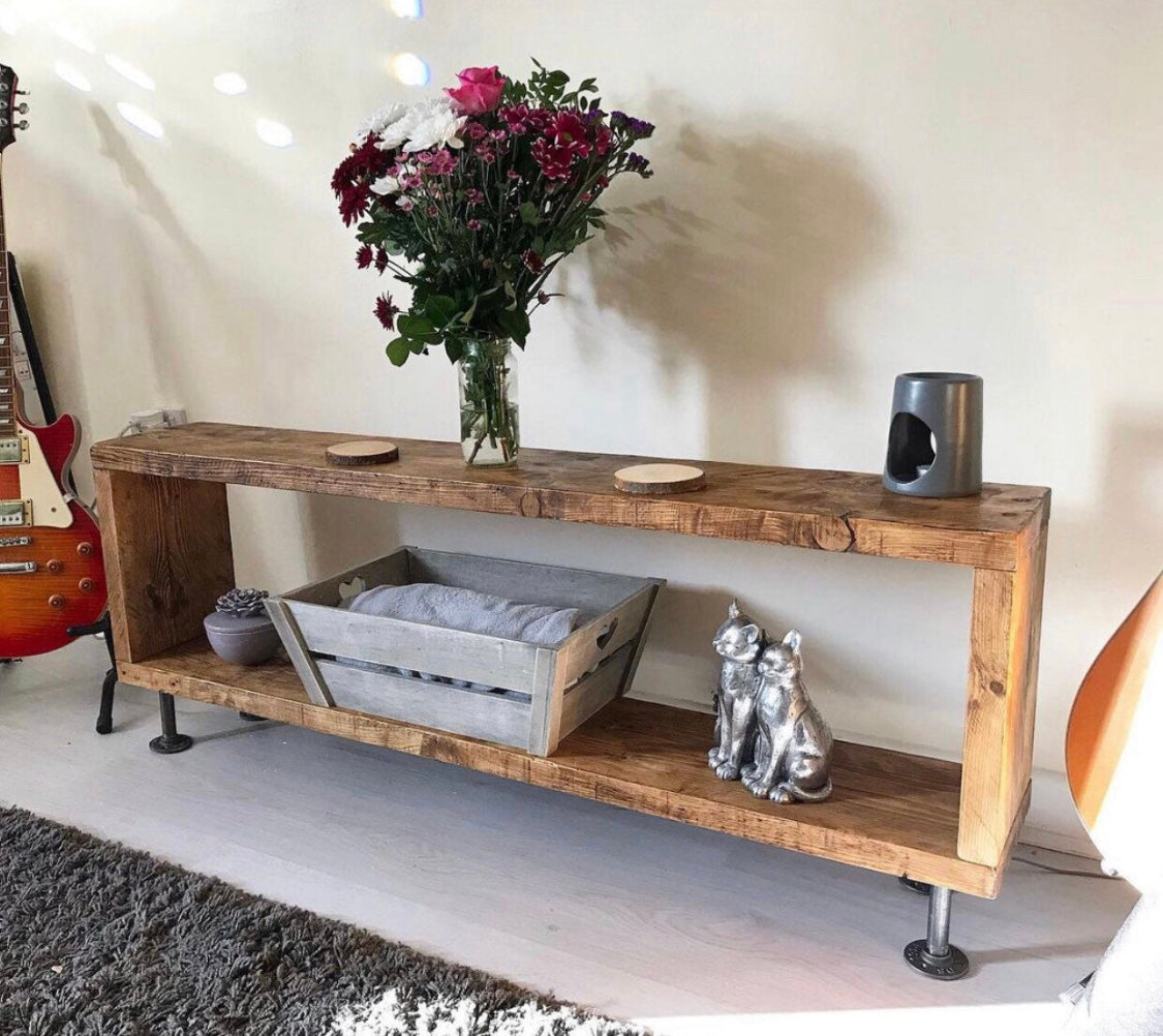 Solid Wood TV Unit
