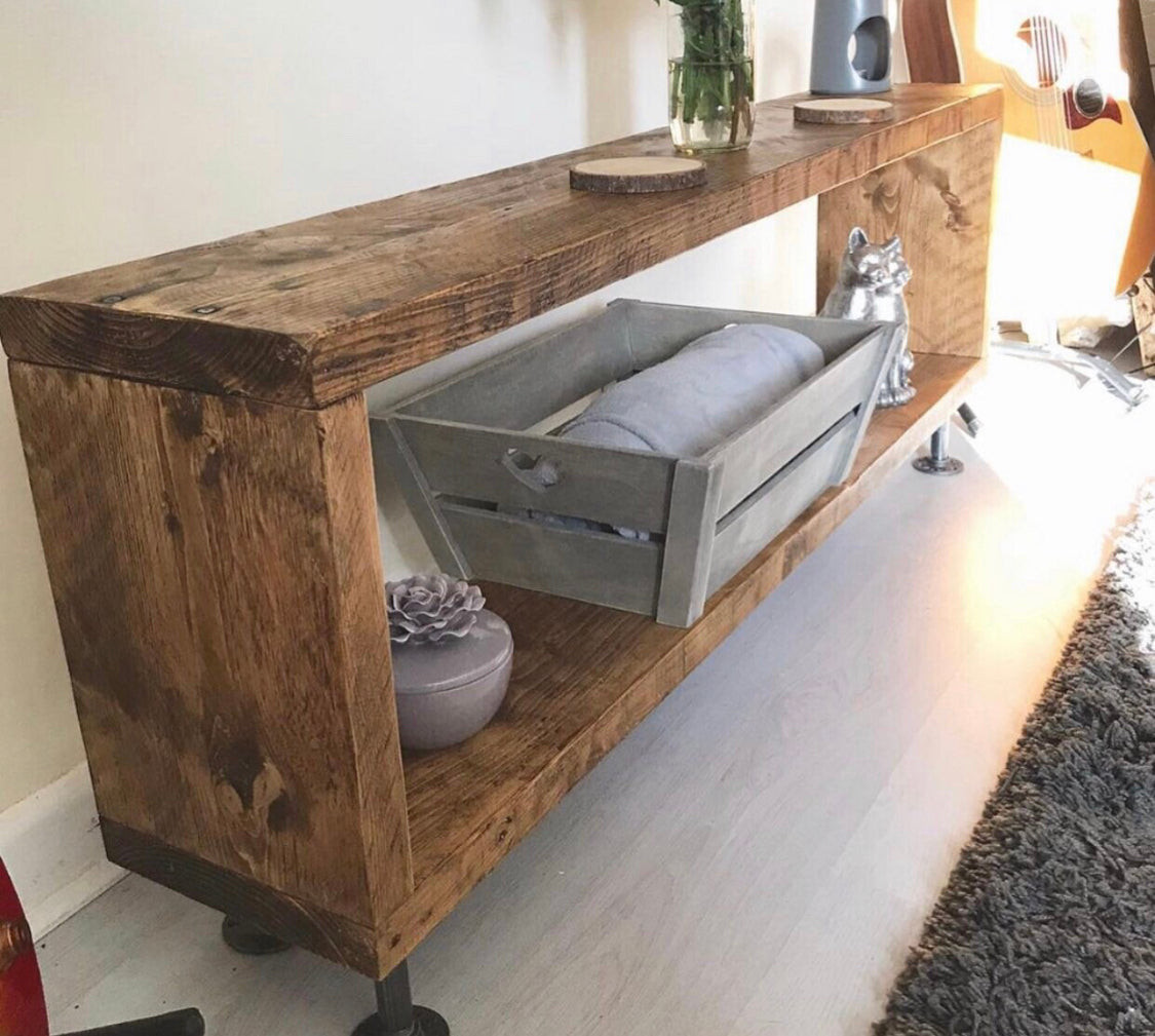 Solid Wood TV Unit