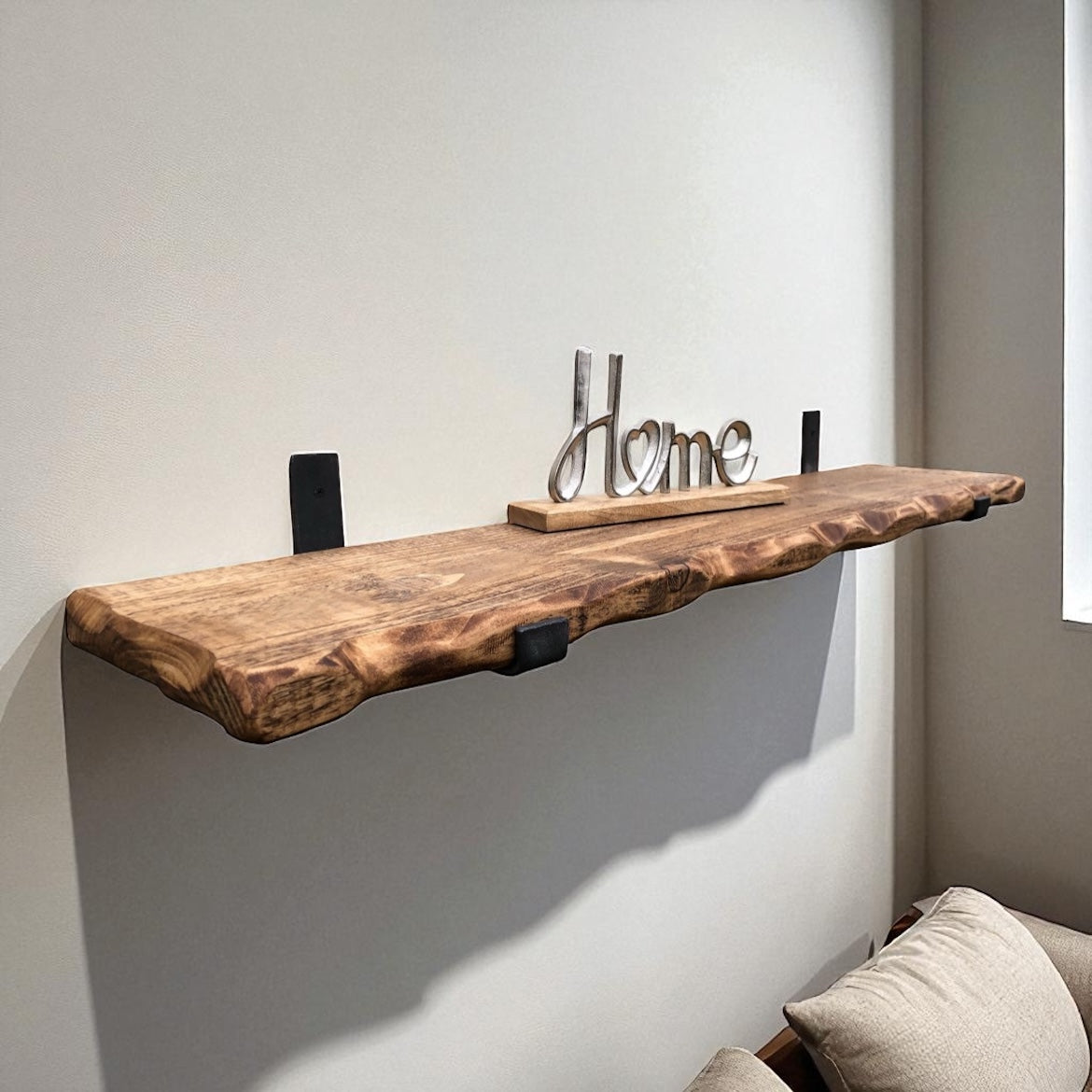 Farmhouse Wavy Edge Shelf | The Waves Collection