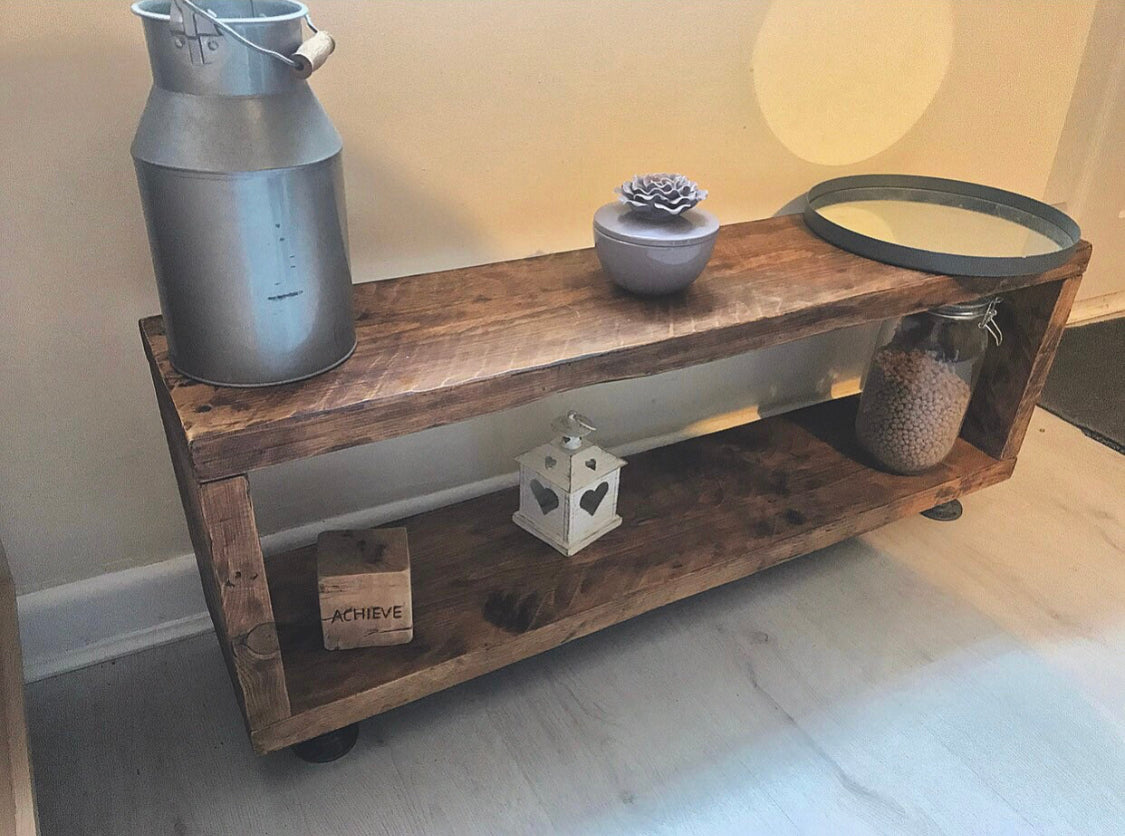 Solid Wood TV Unit