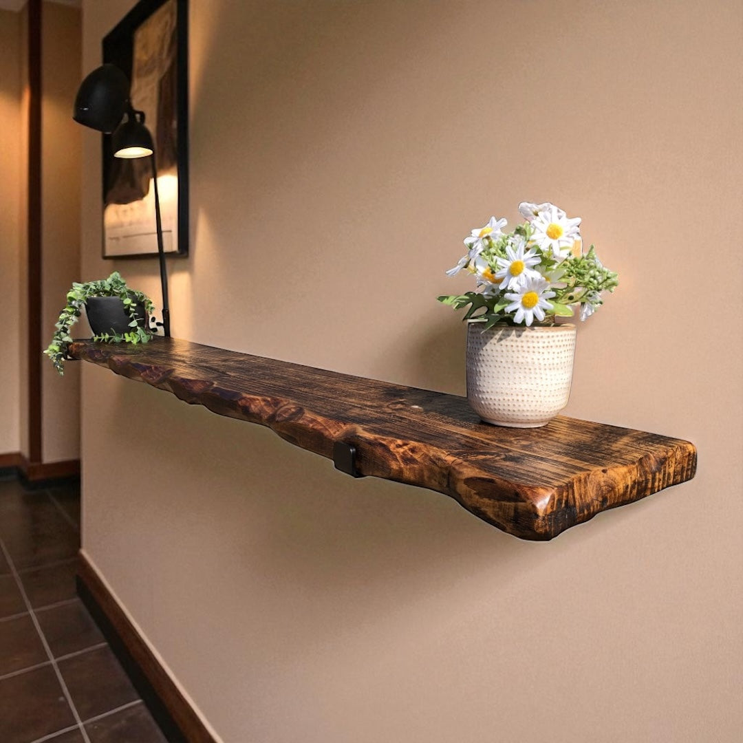 Farmhouse Wavy Edge Shelf | The Waves Collection