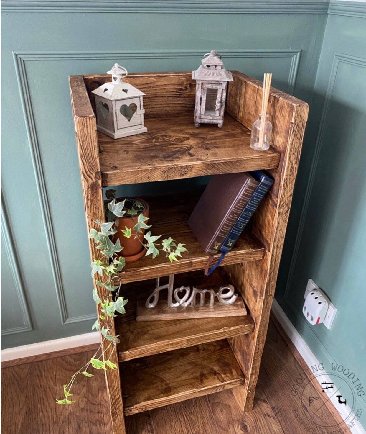 Solid Wood Iris Bookshelf