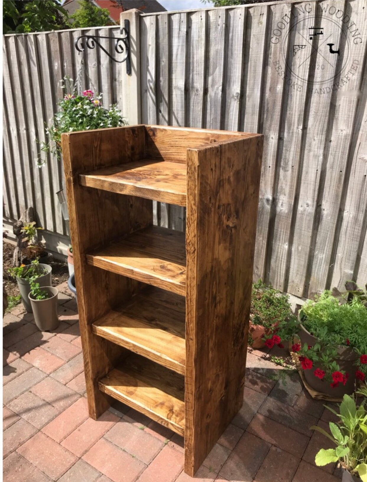 Solid Wood Iris Bookshelf