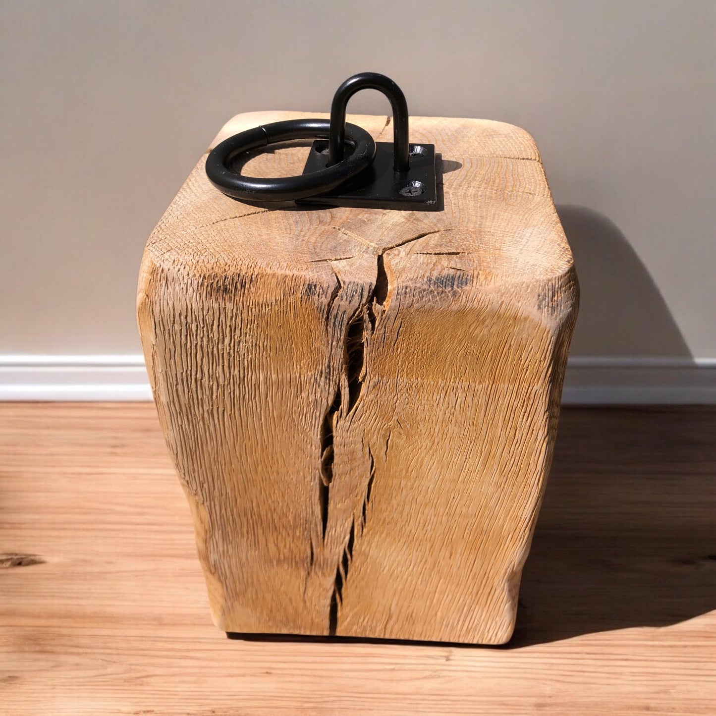 Oak Door Stop | Aged Antique Oak |  Rustic Oak | Handrafted | Chunky Oak Block | Wooden Doorstop
