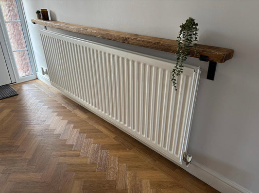 Narrow Radiator Shelf | Wooden Shelf | 12cm Depth | Farmhouse Shelves