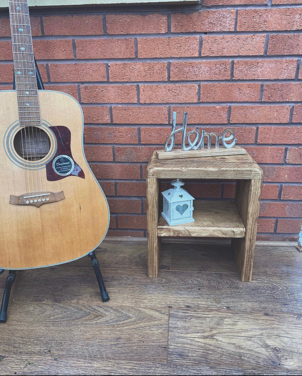 Rustic Retro Solid Wood Side Table